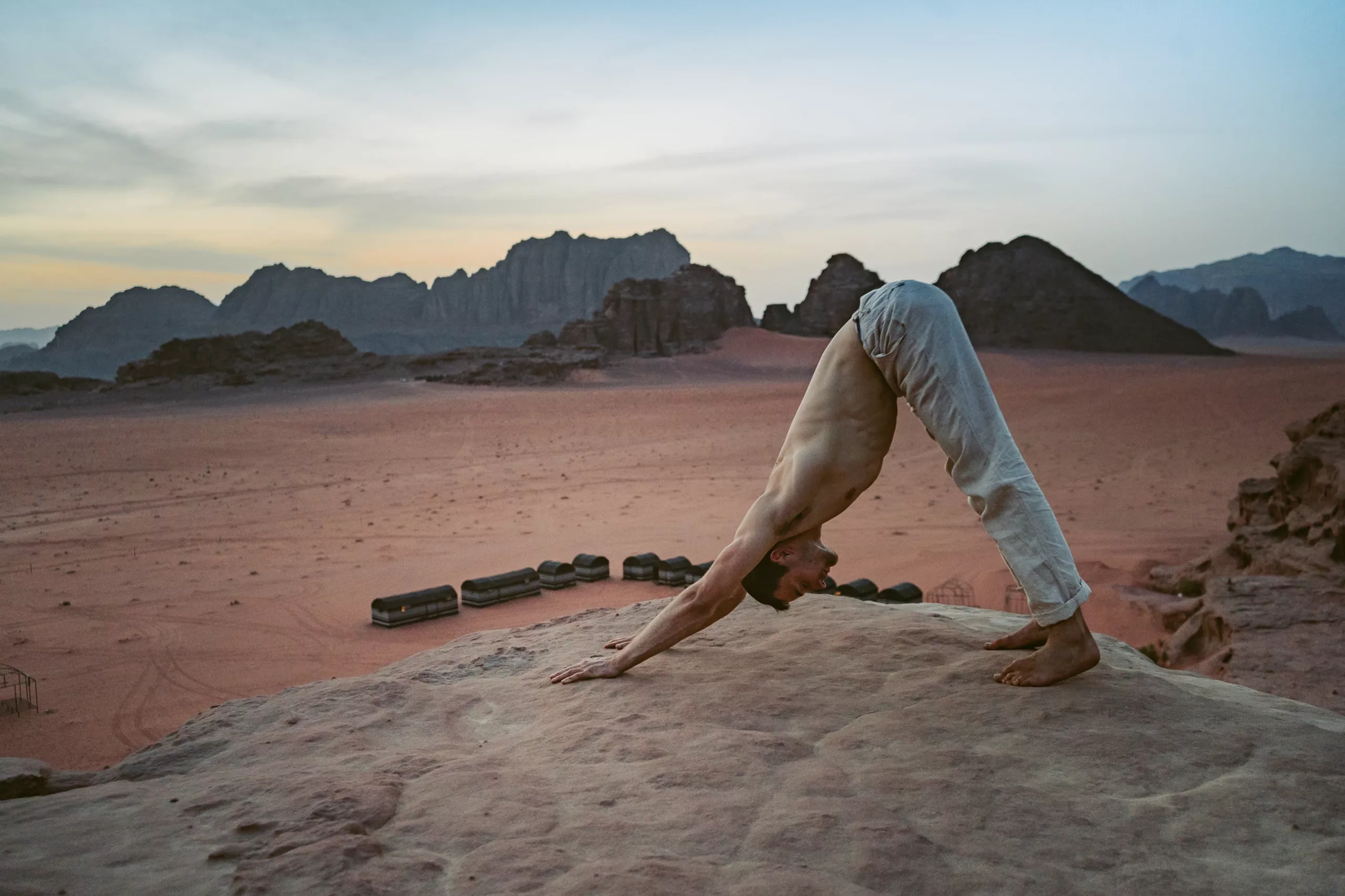 Jóga a meditace v poušti