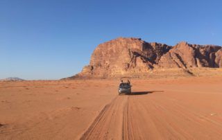 Chráněné území Wadi Rum v Jordánsku