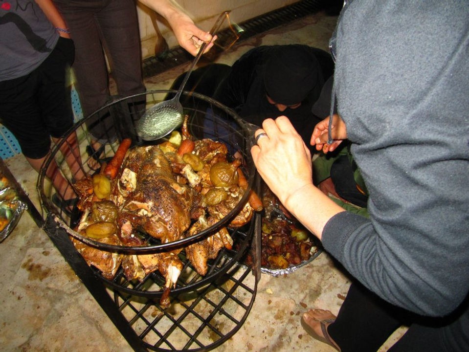 Zerb tradiční beduínský pokrm
