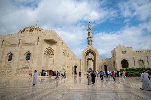 Sultan Qaboos Mosque in Muscat