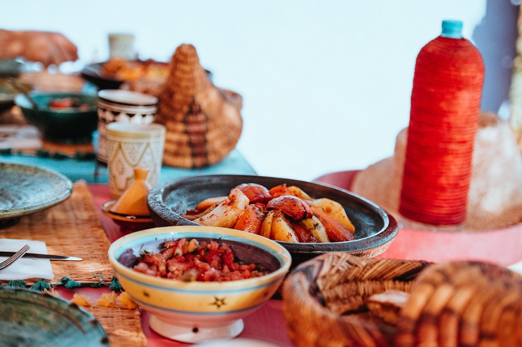 Tradiční jídla v Marrakéši
