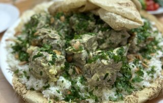 Mansaf - jordánské národní jídlo