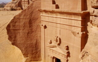 Madain Saleh - skalní hrobky